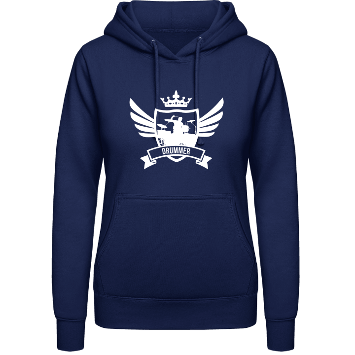 Drummer Winged Women Hoodie contain pic