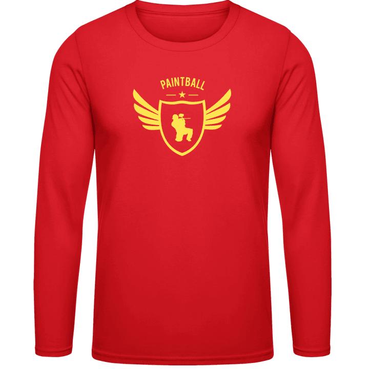 Paintball Winged T-shirt à manches longues contain pic