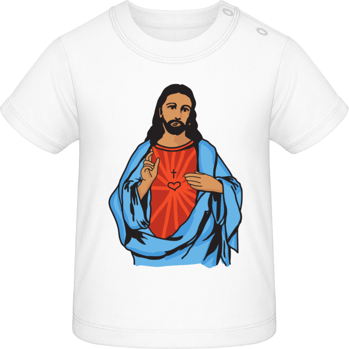 Jesus Illustration Baby T-skjorte contain pic