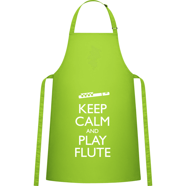 Keep Calm And Play Flute Kitchen Apron contain pic