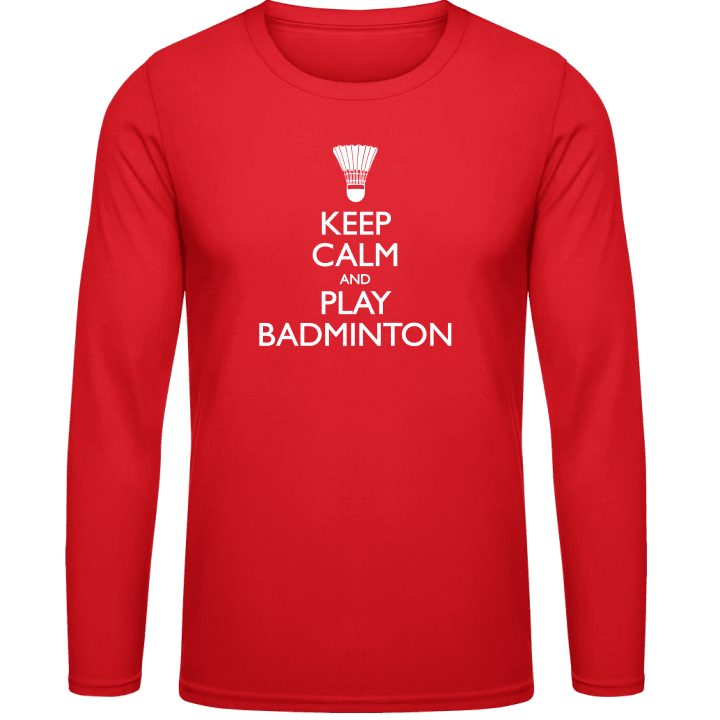 Play Badminton Langarmshirt contain pic
