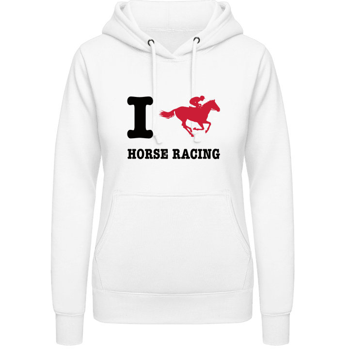 I Love Horse Racing Frauen Kapuzenpulli 0 image