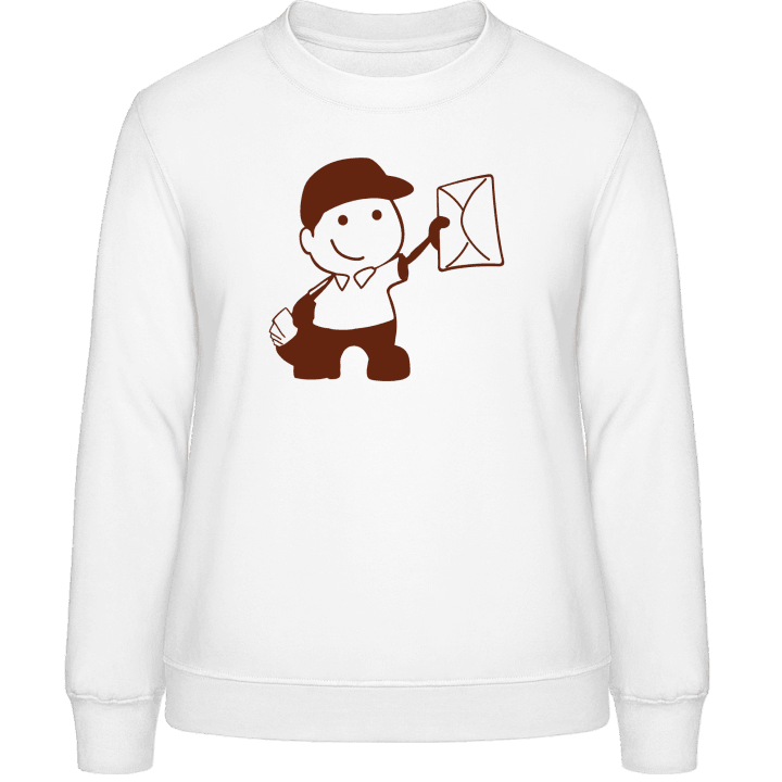 Postbote Illustration Frauen Sweatshirt contain pic
