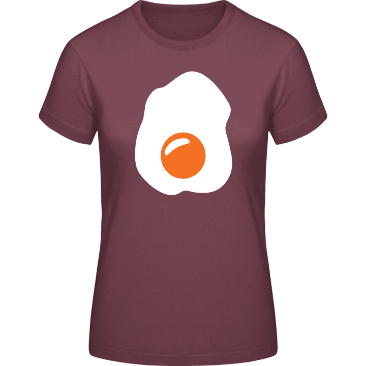 stekt ägg T-shirt för kvinnor contain pic