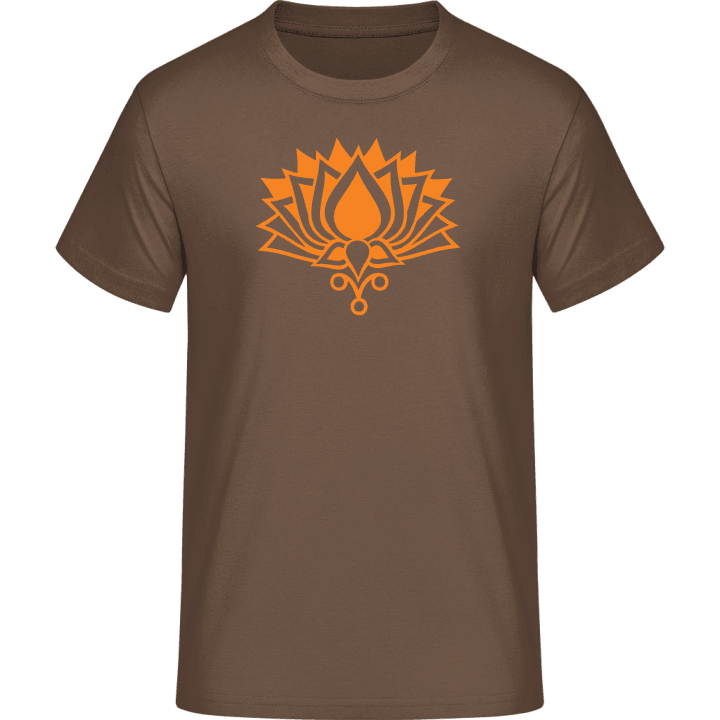Yoga Lotus T-skjorte contain pic