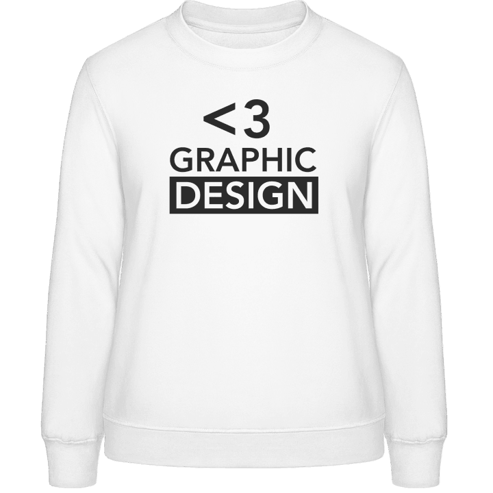 <3 Love Graphic Design Vrouwen Sweatshirt 0 image