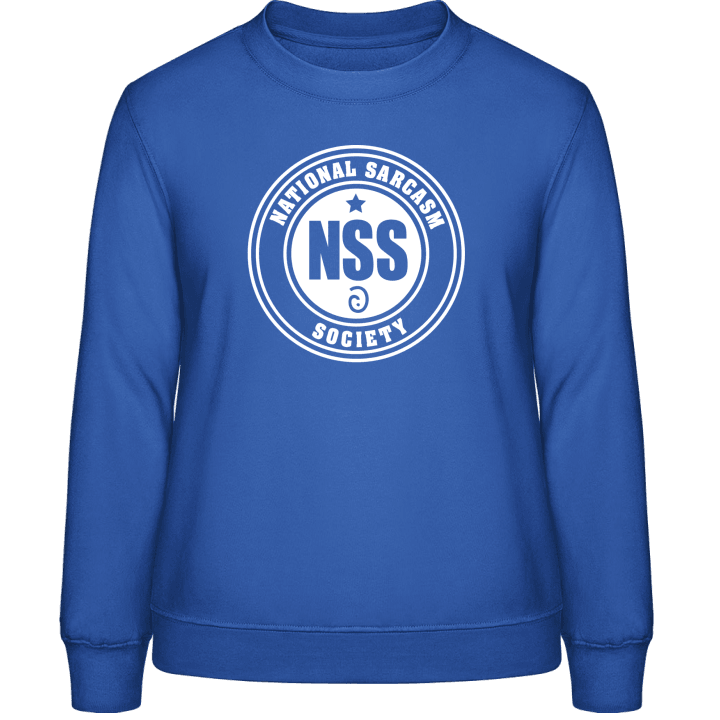 National Sarcasm Society Vrouwen Sweatshirt 0 image