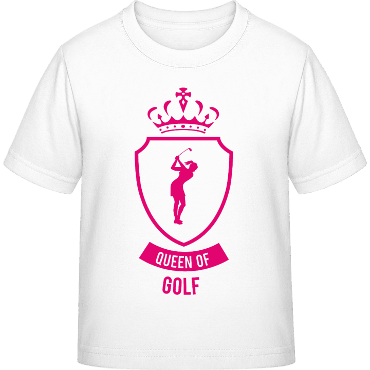 Queen of Golf T-shirt för barn contain pic