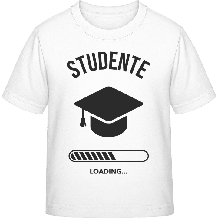 Studente Loading Camiseta infantil contain pic