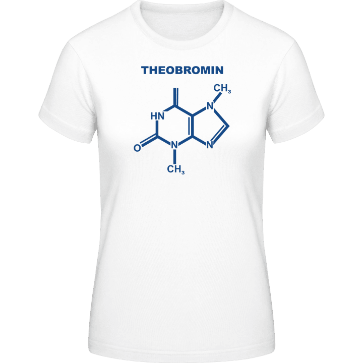 Theobromin Chemical Formula T-skjorte for kvinner contain pic