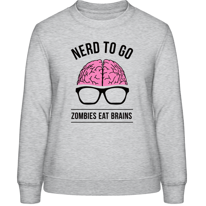 Nerd vs Zombie Frauen Sweatshirt 0 image
