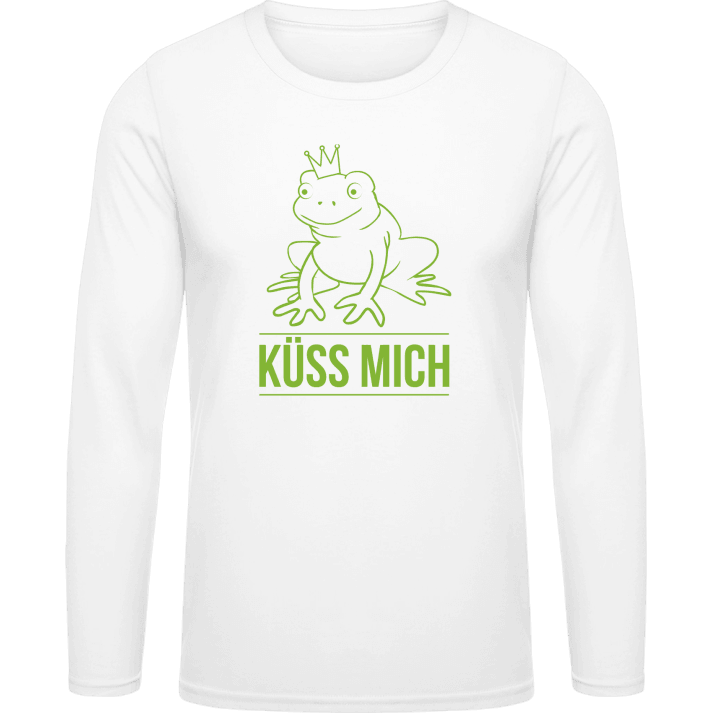 Küss mich Froschkönig Shirt met lange mouwen contain pic