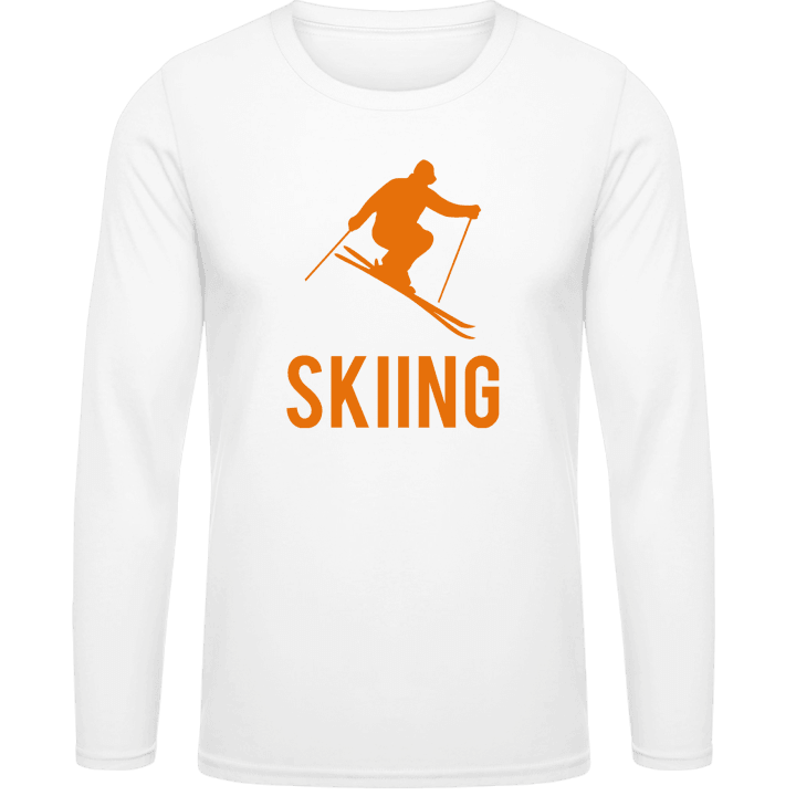 Skiing Logo Long Sleeve Shirt contain pic