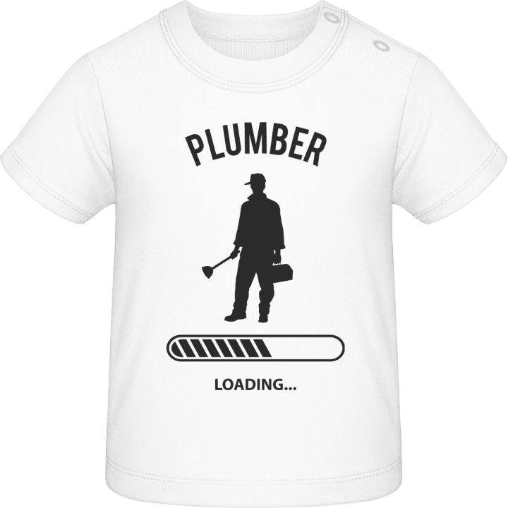 Plumber Loading T-shirt för bebisar contain pic