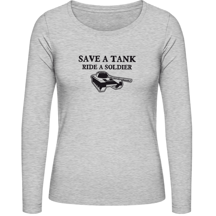 Save A Tank Kvinnor långärmad skjorta contain pic