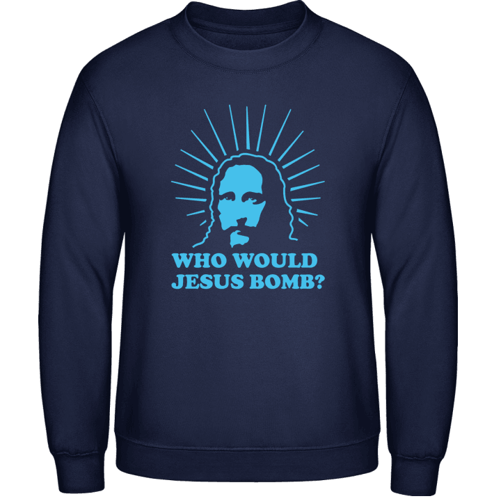 Who Would Jesus Bomb Sudadera contain pic