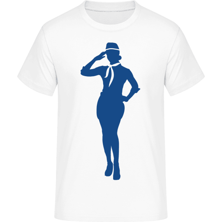 Stewardess Silhouette T-Shirt 0 image