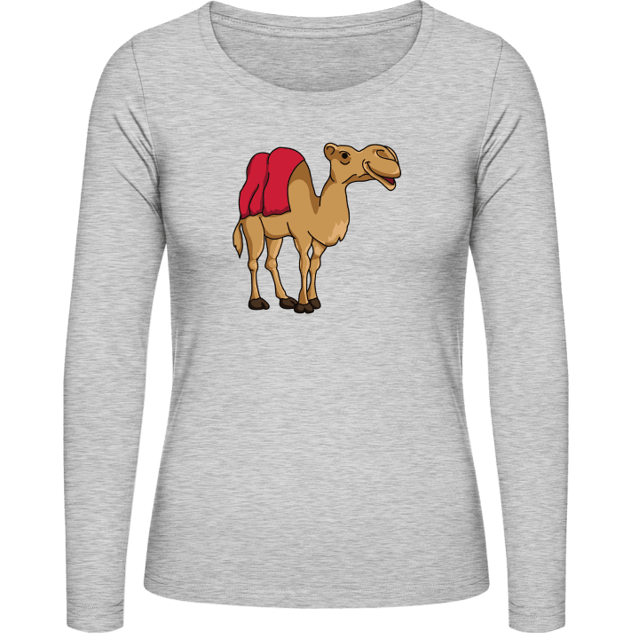 chameau Illustration T-shirt à manches longues pour femmes 0 image