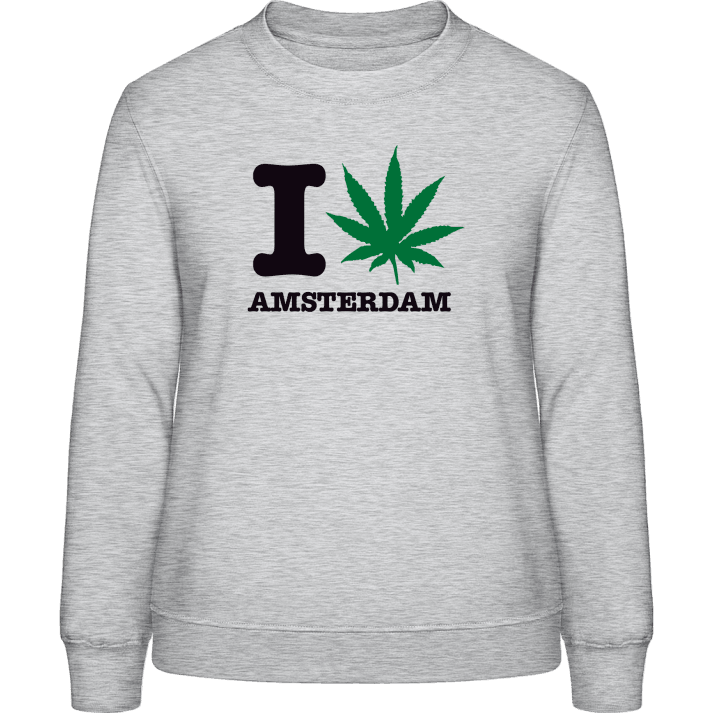 I Smoke Amsterdam Sweatshirt för kvinnor contain pic