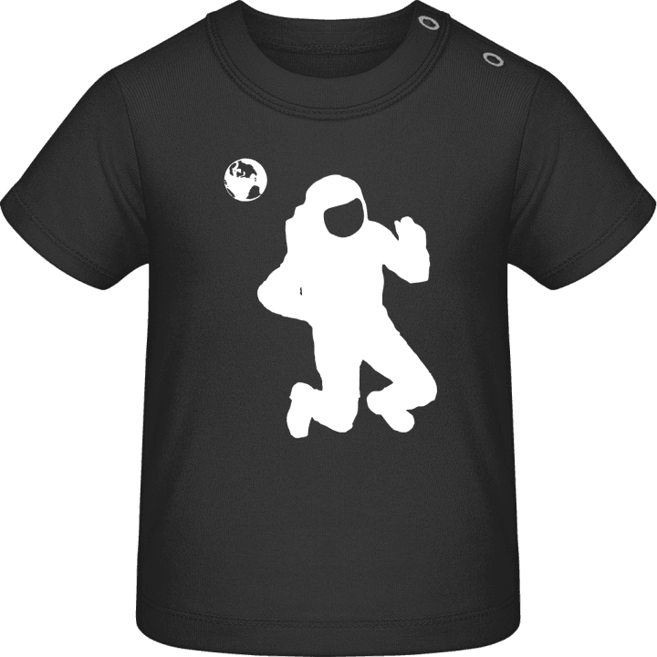 Cosmonaut Silhouette Camiseta de bebé contain pic