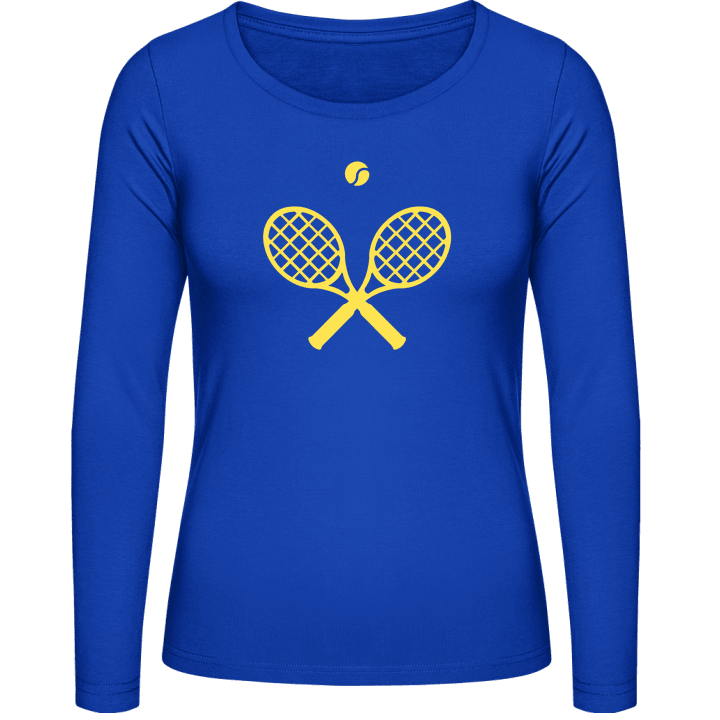 Tennis Equipment Frauen Langarmshirt contain pic