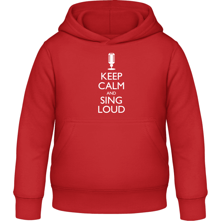 Keep Calm And Sing Loud Kinder Kapuzenpulli contain pic