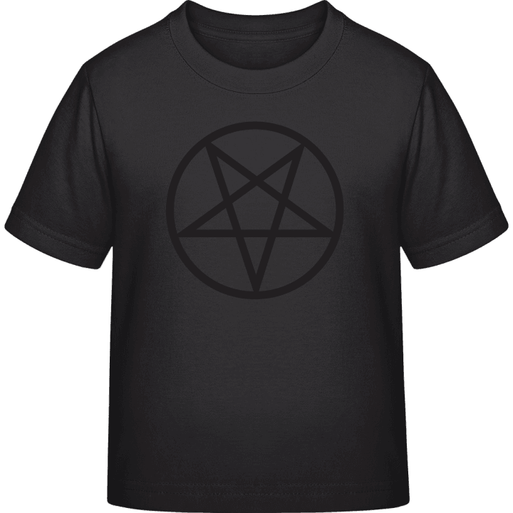 Inverted Pentagram T-shirt pour enfants contain pic