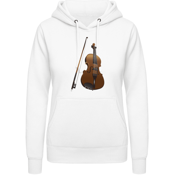 Geige Realistisch Frauen Kapuzenpulli contain pic