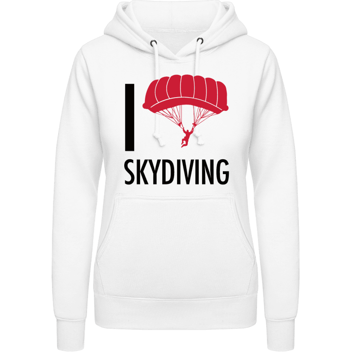 I Love Skydiving Felpa con cappuccio da donna contain pic