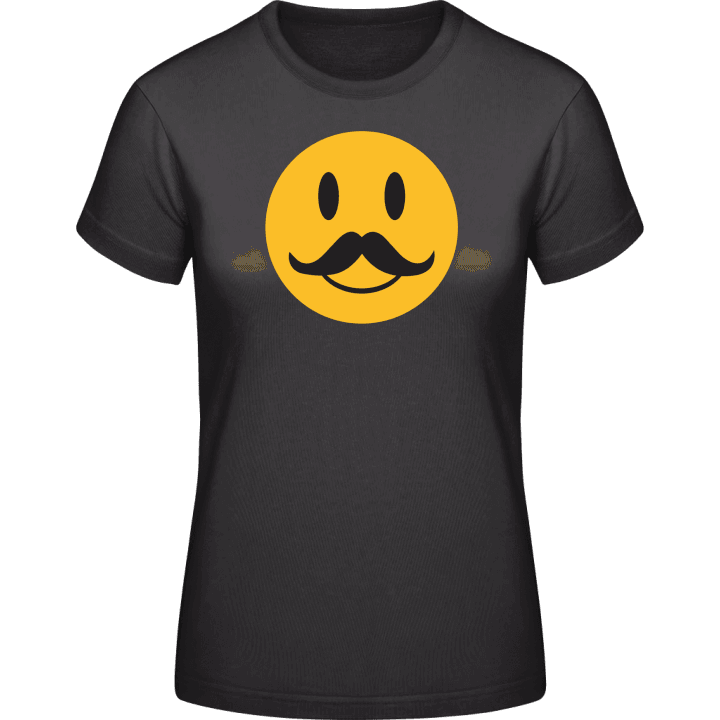 Mustache Smiley Vrouwen T-shirt 0 image
