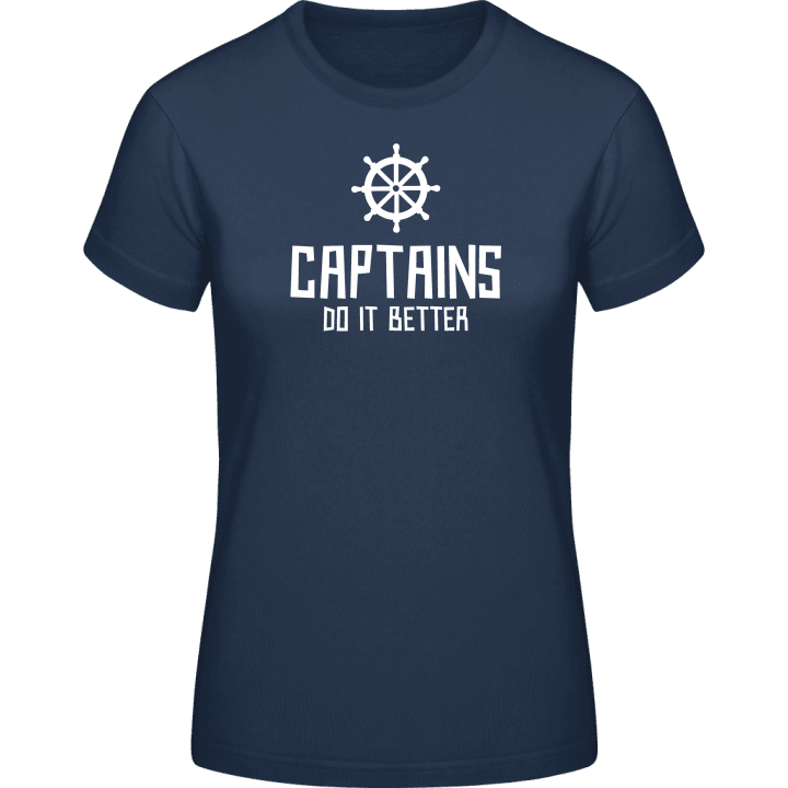 Captains Do It Better T-shirt för kvinnor contain pic