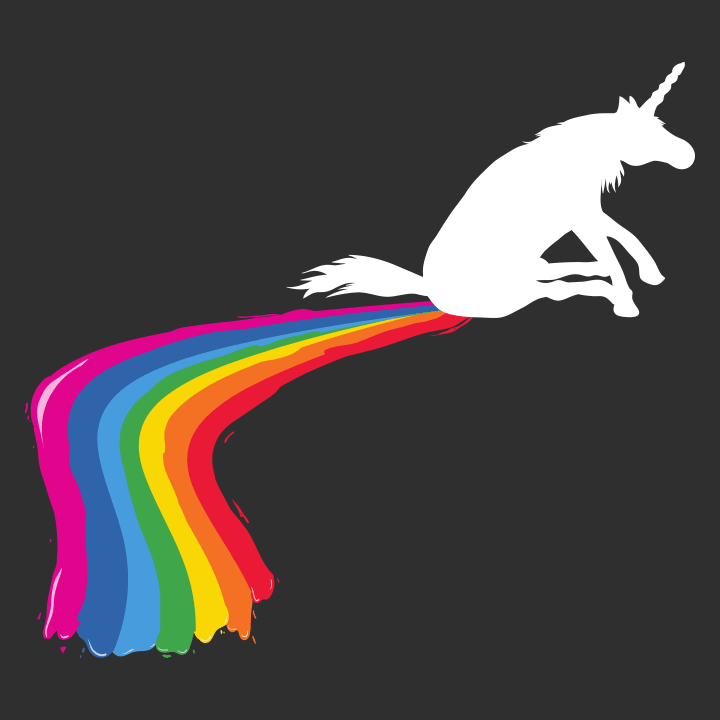 Unicorn Pooping A Rainbow  Hettegenser for kvinner 0 image