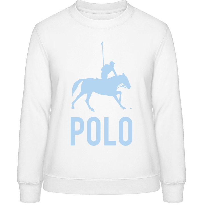 Polo Player Sudadera de mujer contain pic