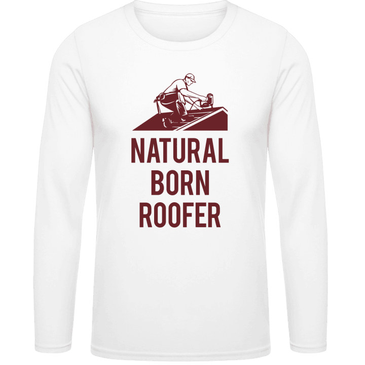 Natural Born Roofer Camicia a maniche lunghe contain pic