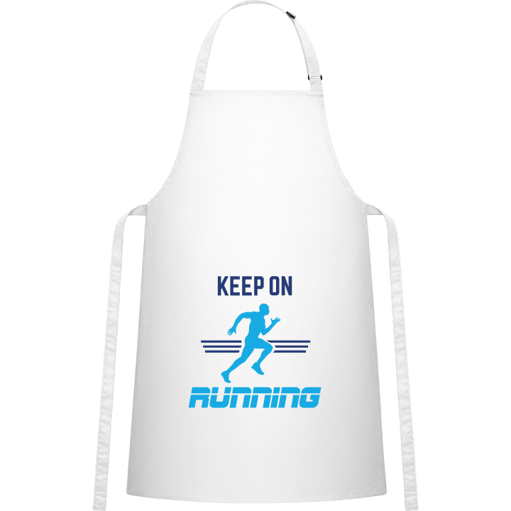 Keep On Running Kitchen Apron contain pic