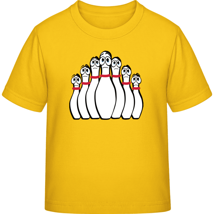Scared Pins Bowling Kinder T-Shirt contain pic