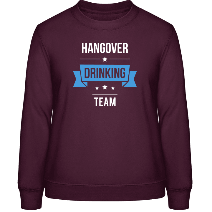 Hangover Drinking Team Sweatshirt för kvinnor contain pic