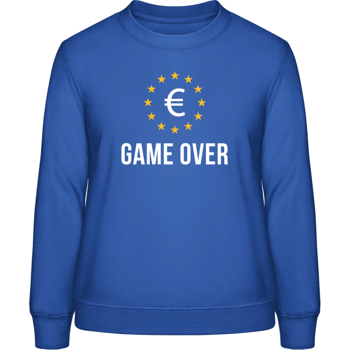 Euro Game Over Frauen Sweatshirt contain pic