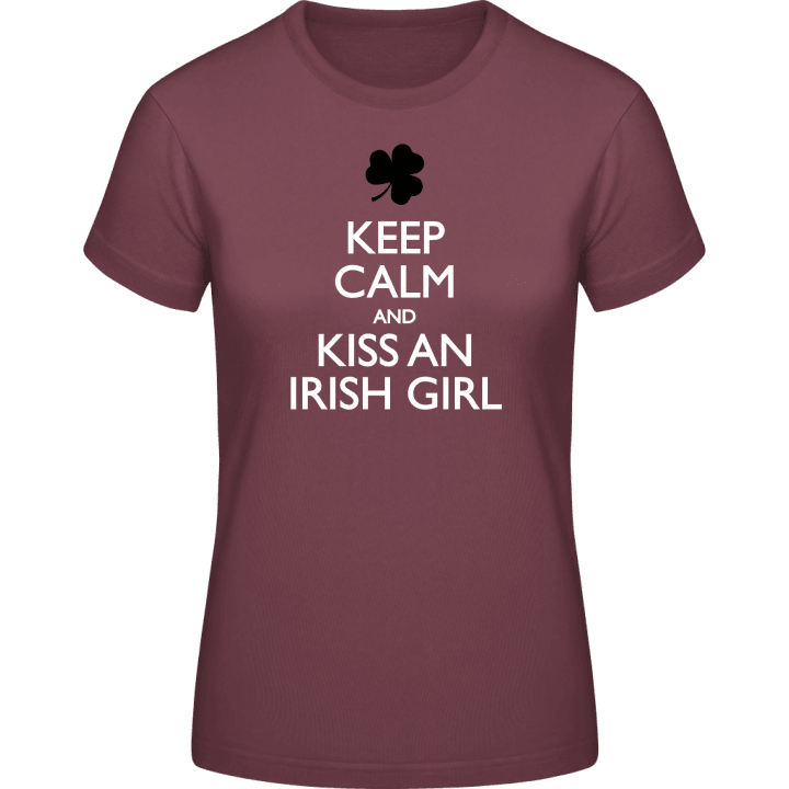 Kiss an Irish Girl T-shirt til kvinder 0 image