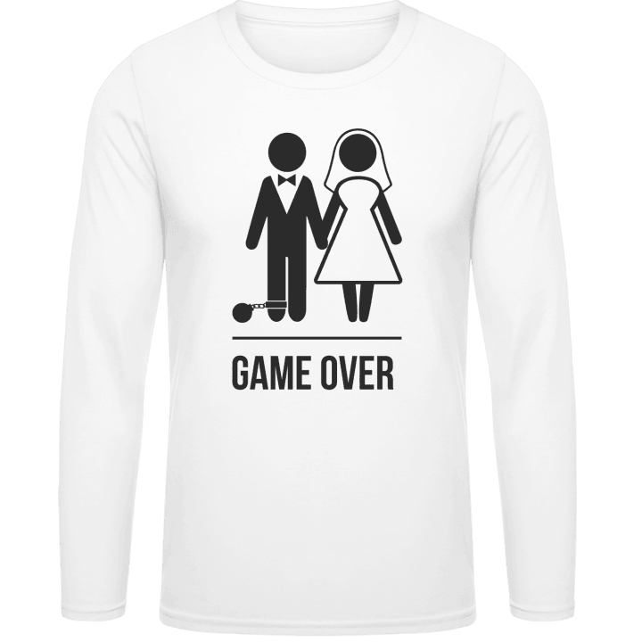 Game Over Groom's End Shirt met lange mouwen contain pic