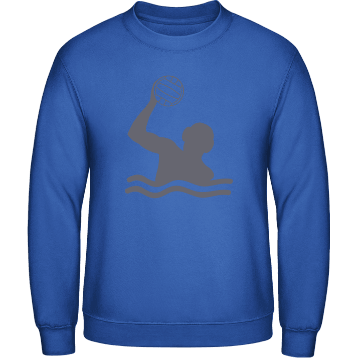 Water Polo Player Silhouette Sweatshirt contain pic