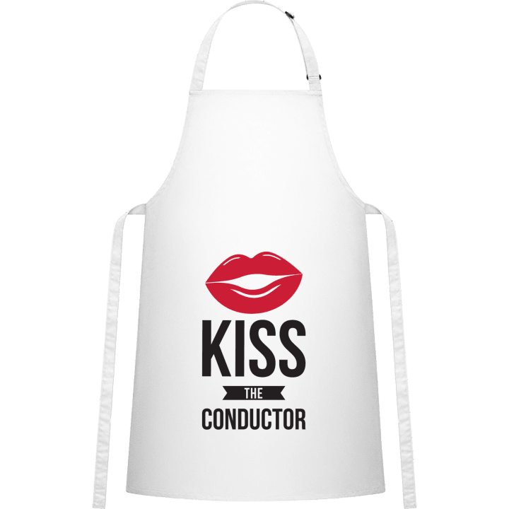 Kiss The Conductor Kitchen Apron contain pic