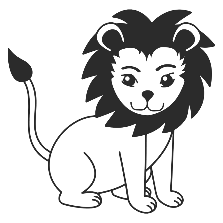 Cute Lion Character Sudadera para niños 0 image