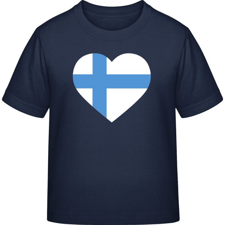 Finland Heart T-shirt pour enfants contain pic