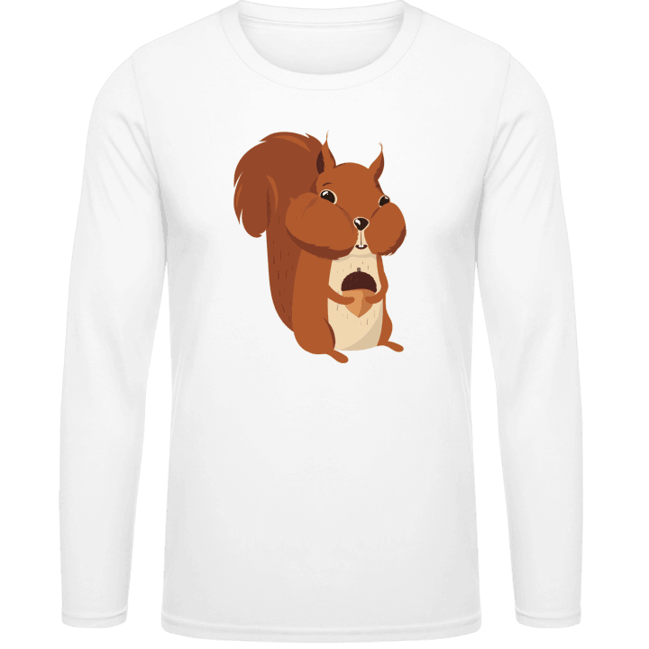 Squirrel Eating Nuts T-shirt à manches longues 0 image