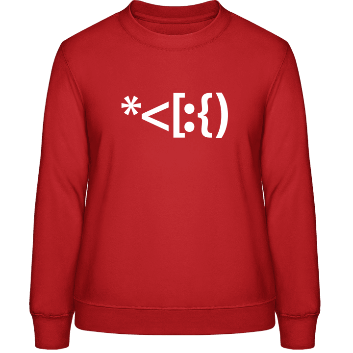Geek Emoticons Santa Claus Frauen Sweatshirt 0 image