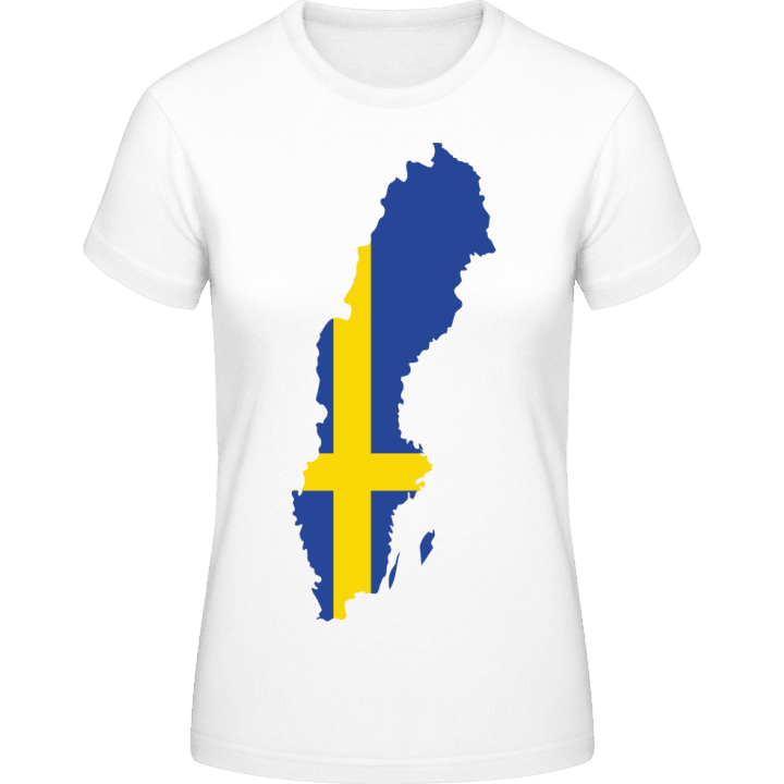 Suecia Mapa Camiseta de mujer contain pic