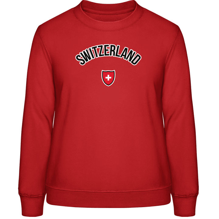 Switzerland Football Fan Sweatshirt för kvinnor 0 image
