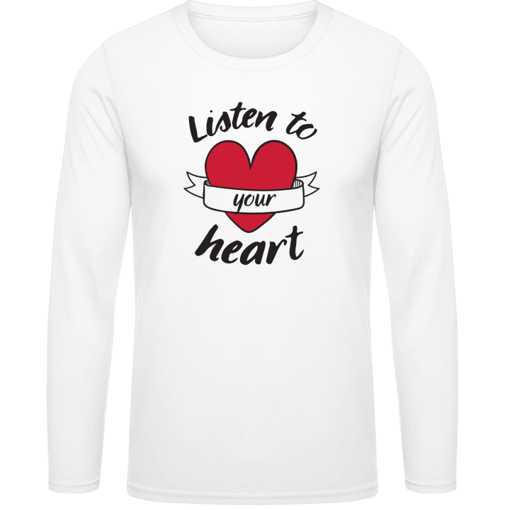 Listen To Your Heart Langermet skjorte contain pic