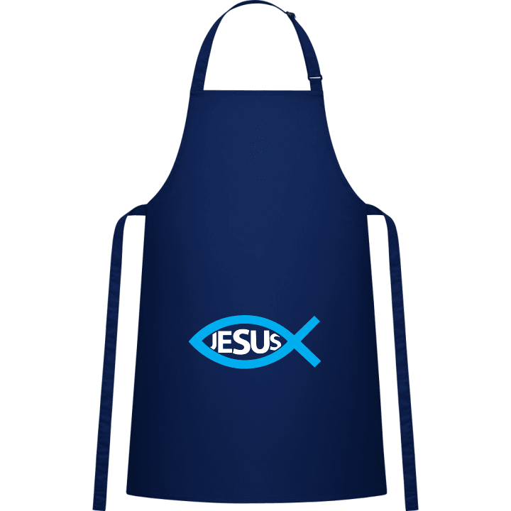 Jesus Ichthys Fish Förkläde för matlagning contain pic